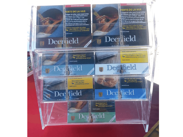 Deerfield display case