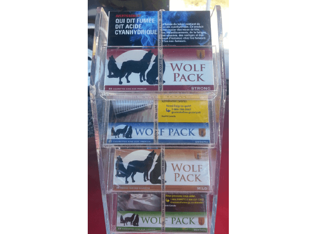 Wolfpack display case